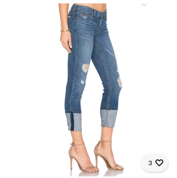 Hudson Muse Crop Skinny Distressed Jean, Sz 28. - Picture 10 of 10